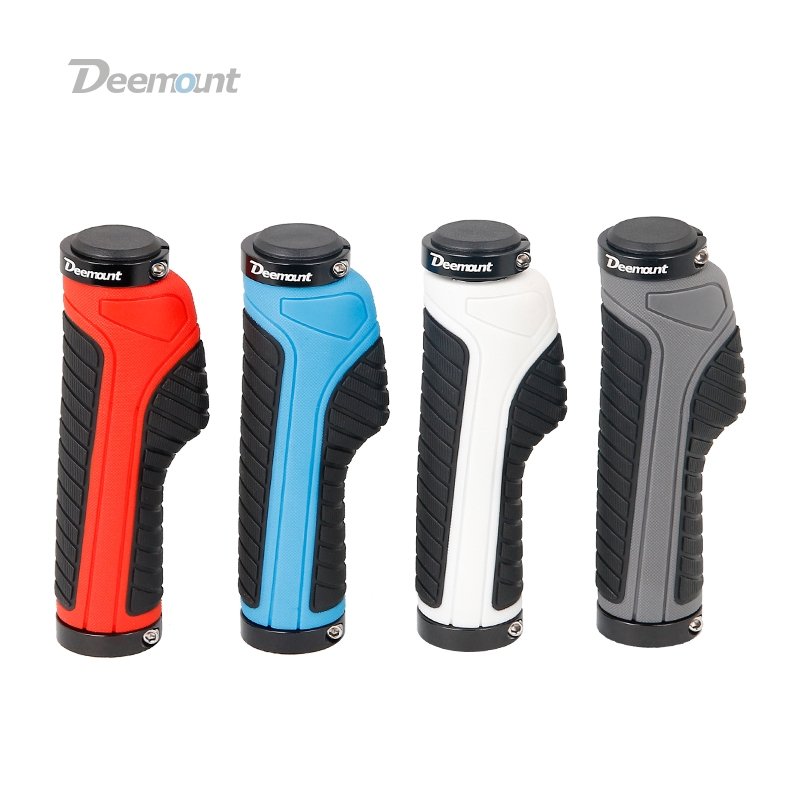 Deemount Bicycle Grips Ergonomic Bar End Firm Mount Both Ends Lock Grip