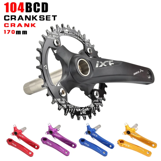 IXF Crankset 104 BCD 170mm Mountain Bike hollowtech 34T 36T