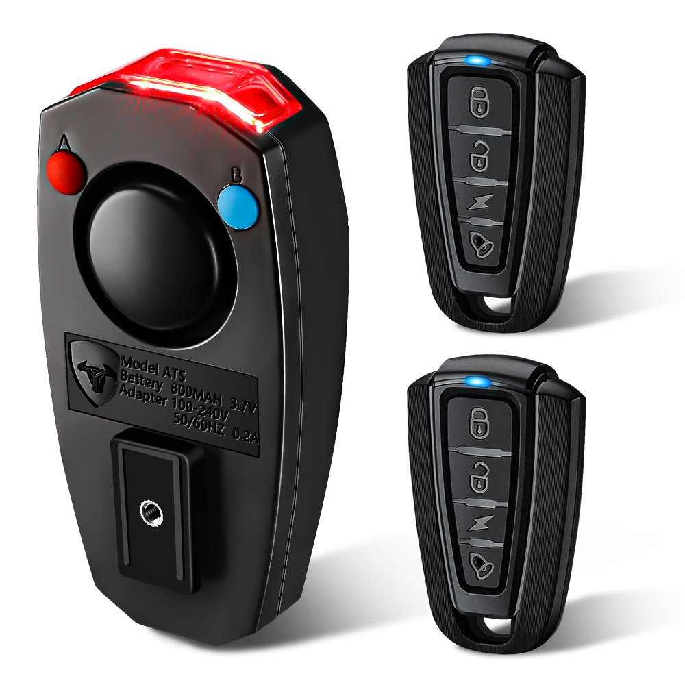 A6 Bicycle Anti-theft Alarm USB Rechargeable Tail Light Wireless Remote Control
