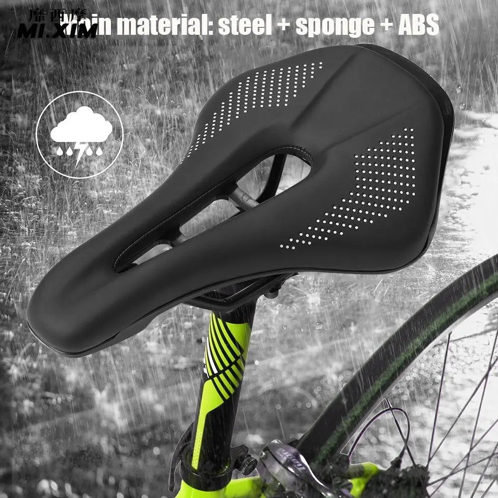 Bicycle Seat MTB Road Bike Saddle Comfortable Sponge Breathable Hollow Cushion