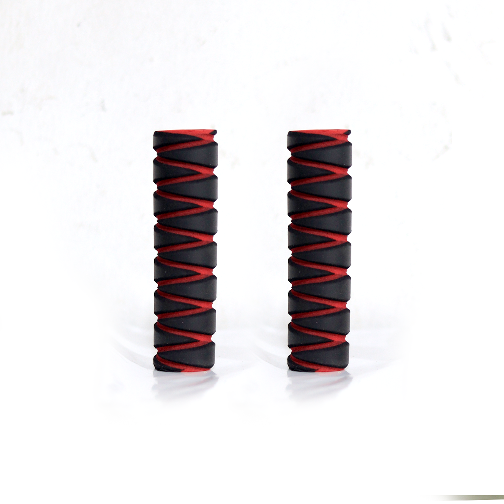 Criss-cross Graphics Soft Foam Bicycle Grip