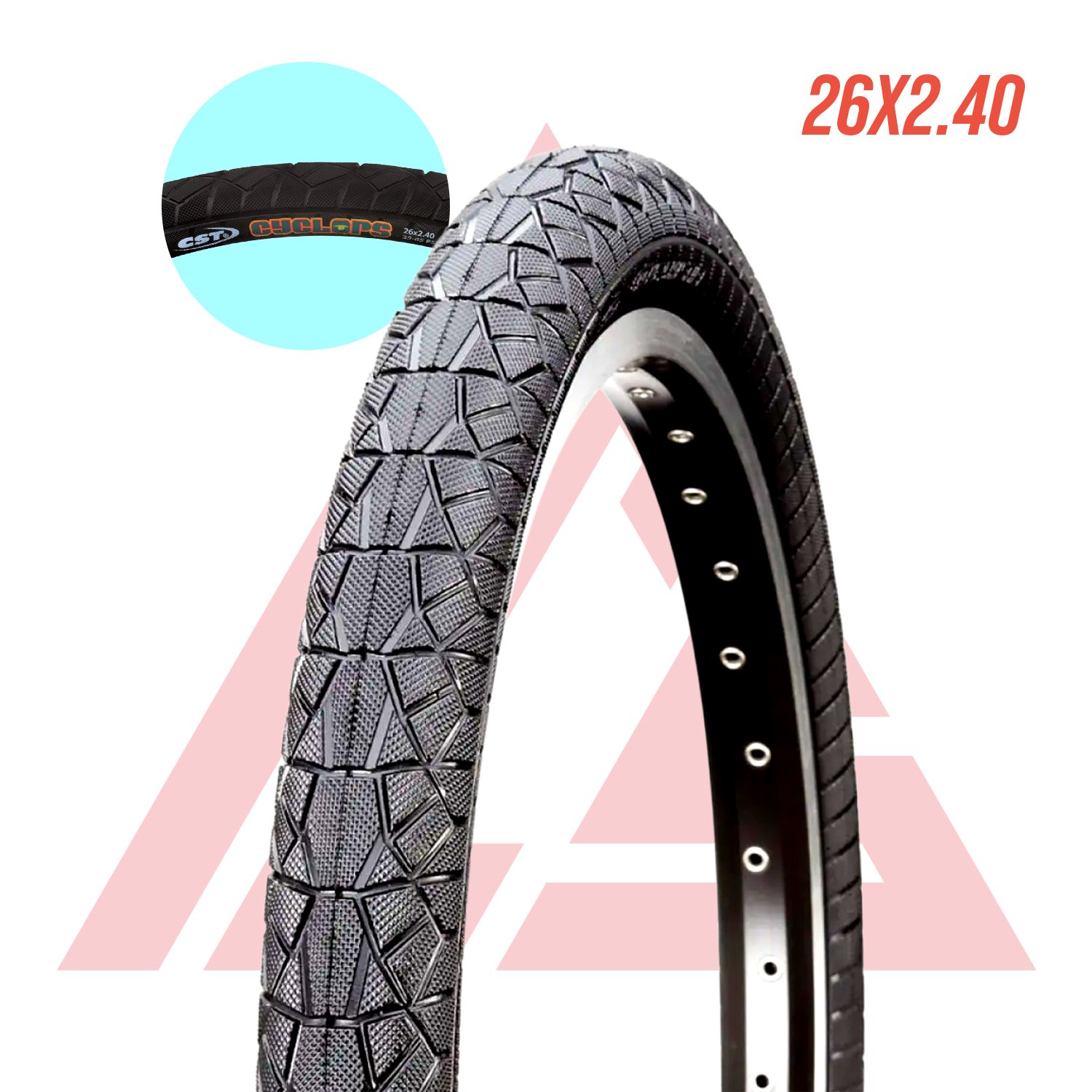 CST CYCLOPS C1381 TYRE 26 x 2.40 Pro Version