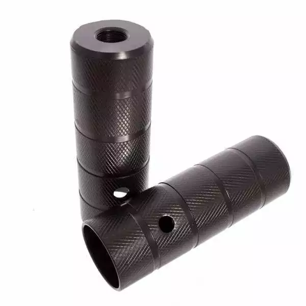 BLACK STEEL BMX Pegs 14mm