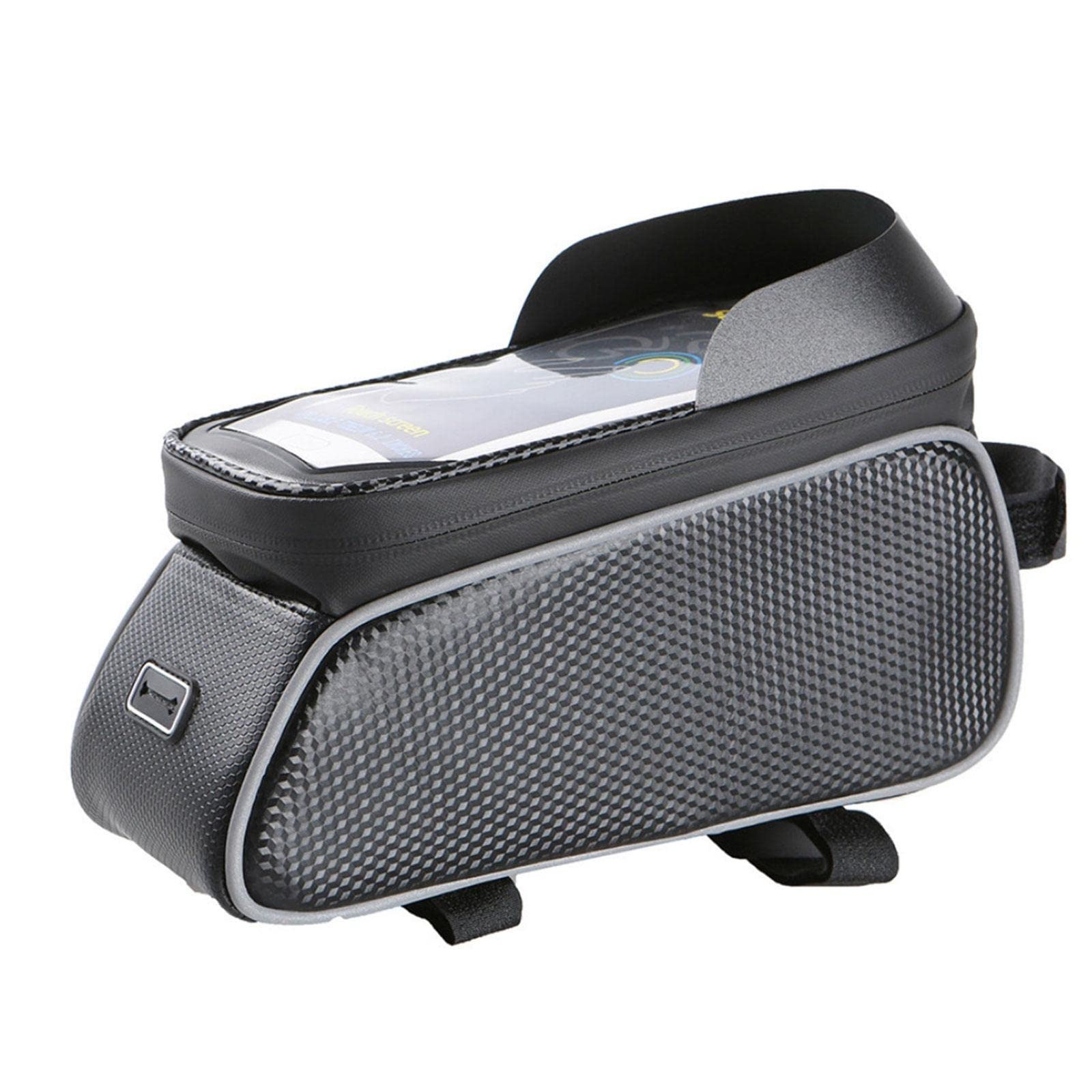 Deemount Bicycle Front Frame Bag Waterproof Phone Holder Mount for Bicycle