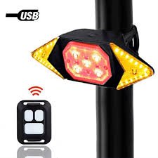 Smart Bike Light wireless remote control cycling turn signal tail light